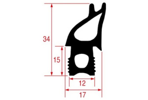 УПЛОТНЕНИЕ ДВЕРИ 560X493ММ HOUNÖ