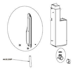 ШЛАНГ СЛИВНОЙ ПАРОГЕНЕРАТОРА RATIONAL 44.02.230P
