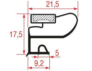 3786002/ УПЛОТНИТЕЛЬ ПОД ПАНЕЛЬ 424Х198 ММ DEXION