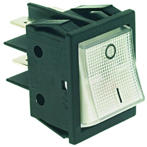 ПЕРЕКЛЮЧАТЕЛЬ БИПОЛЯРНЫЙ БЕЛЫЙ 16A 250V