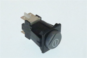 КНОПКА СЕРАЯ КРУГЛАЯ ON/OFF