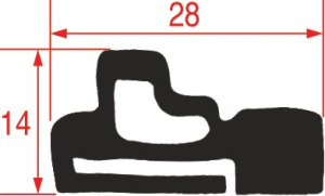 ПРОКЛАДКА СТОПОРНАЯ КАРЕТКИ 500 ММ LAINOX LAR70044310