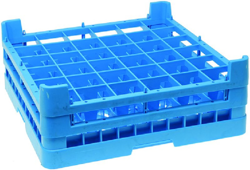 3055044. КОРЗИНА НА 36 СТАКАНОВ 500Х500Х180 ММ
