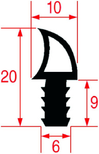 ПРОКЛАДКА ДВЕРЦЫ ДУХОВКИ 1000 ММ