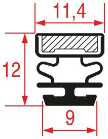 УПЛОТНИТЕЛЬ ВСТАВНОЙ 1037 - 2000 ММ