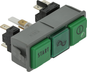 2-КНОПОЧНАЯ ПАНЕЛЬ С ЗЕЛЕНОЙ ЛАМПОЧКОЙ