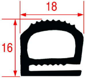 УПЛОТНИТЕЛЬНАЯ РЕЗИНА ДЛЯ ПЕЧИ
