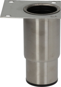 НОЖКА РЕГУЛИРУЕМАЯ НЕРЖ.СТАЛЬ Ø 2" X H 130 MM