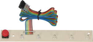 ПЛАТА ПЕЧАТНАЯ СО СВЕТОДИОДАМИ