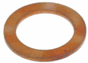 ПЛОСКАЯ МЕДНАЯ ПРОКЛАДКА Ø 15X10X1 ММ
