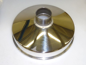 ВОРОНКА НЕРЖ.СТАЛЬ ОКРУГЛАЯ С МЯГКИМ БЛЕСКОМ