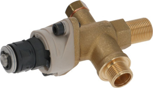 БЫСТРО ОТКРЫВАЕМЫЙ ПРАВЫЙ ПАРОВОЙ КРАН С ПРОДУВКОЙ