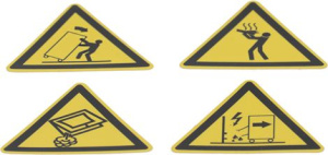 STICKER SET WARNINGS 6.10/6.20/10.10/10. CONVOTHERM 2156006