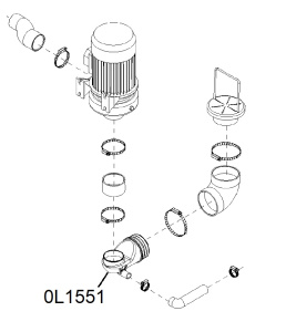 ШЛАНГ ВСАСЫВАЮЩИЙ ELECTROLUX 0L1551