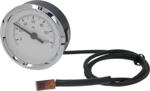 ТЕЛЕТЕРМОМЕТР БЕЛЫЙ Ø 60 ММ 0-120°C