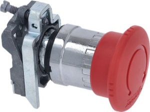 КРАСНАЯ АВАРИЙНАЯ КНОПКА С БЛОКОМ