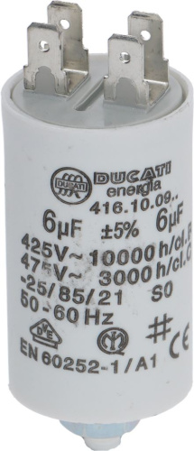 3068009. КОНДЕНСАТОР DUCATI ENERGIA 6ΜF