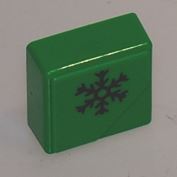 КНОПКА КВАДРАТНАЯ "ХОЛОДНОЕ ПОЛОСКАНИЕ" ЗЕЛЕНОЕ