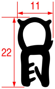 УПЛОТНИТЕЛЬНАЯ РЕЗИНА ДЛЯ КРЫШКИ