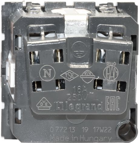 7121523. РОЗЕТКА 2P+T 16A *ГЕРМАНИЯ* RATIONAL 40.01.410P