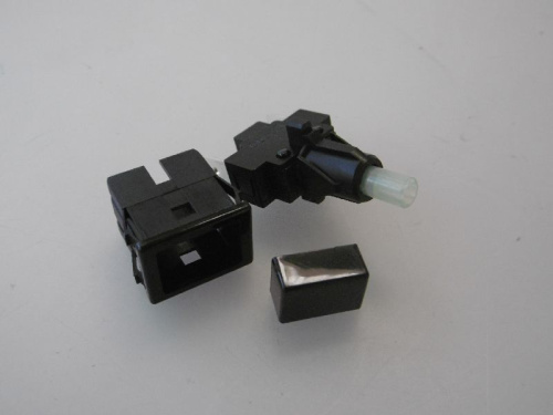 5073123. КНОПКА В СБОРЕ ОДНОПОЛЮСНАЯ ЧЕРНАЯ