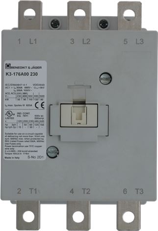 5178103. КОНТАКТОР B&J K3 176A00 230 RATIONAL 40.04.008