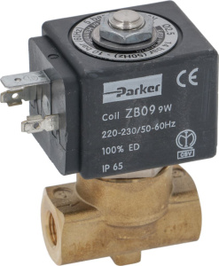 ДВУХХОДОВОЙ ЭЛЕКТРОМАГНИТНЫЙ КЛАПАН PARKER 230В 50/60ГЦ