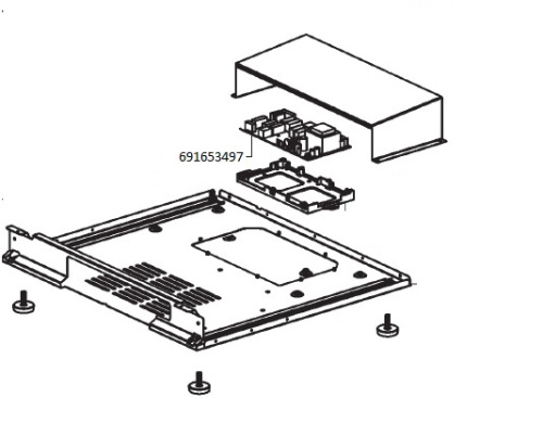 10181697. БЛОК ЭЛЕКТРОННЫЙ SMEG 691653497