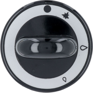 ЧЕРНАЯ РУЧКА Ø 62 ММ С ТРАФАРЕТНОЙ ПЕЧАТЬЮ