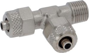 ПЕРЕХОДНИК Т-ОБРАЗНЫЙ 1/8"M Ø 6/4 НИКЕЛЬ NUOVA SIMONELLI 07300715