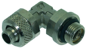 КОЛЕНЧАТЫЙ ФИТИНГ 1/8"M Ø 8/6 НИКЕЛЬ