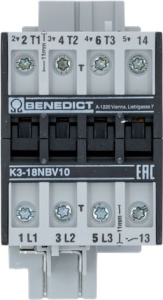 КОНТАКТОР BENEDIKT/JAGER K3-18NBV10 RATIONAL 40.07.420P