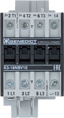 5164436. КОНТАКТОР BENEDIKT/JAGER K3-18NBV10 RATIONAL 40.07.420P