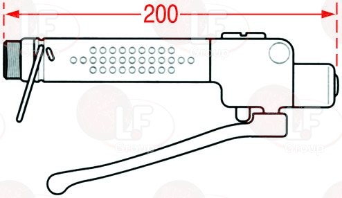 3359753. ДУШ Ø 1/2" 800/2000