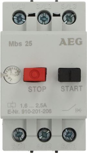 ВЫКЛЮЧАТЕЛЬ ЗАЩИТЫ ДВИГАТЕЛЯ AEG MBS25-025 RATIONAL 3031.0107P