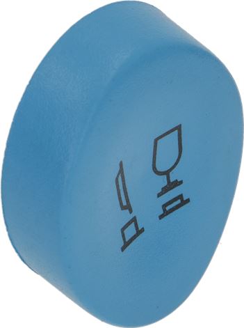 3319745. КНОПКА 4, СВЕТЛО-ГОЛУБАЯ, 2 ПОЛОЖЕНИЯ