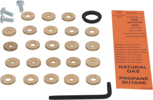 CONVERSION SET UNIVERSAL CE GAS ORIFICES CONVOTHERM 2662350
