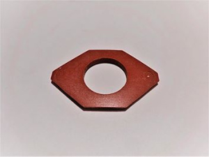 GUARNIZIONE SILICONE ROSSO 55X35X3 LAINOX LA70010150