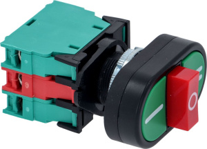 КНОП. 2-СКОР. ПАНЕЛЬ 500В КРАСНО-ЗЕЛЕНАЯ