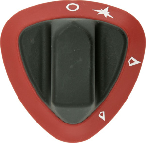 ЧЕРНО-КРАСНАЯ РУЧКА С ШЕЛКОТРАФАРЕТНОЙ ПЕЧАТЬЮ