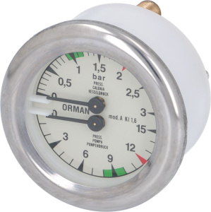 PRESSURE GAUGE BOILER-PUMP Ø 63 MM