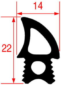 УПЛОТНИТЕЛЬНАЯ РЕЗИНА ДЛЯ ПЕЧИ
