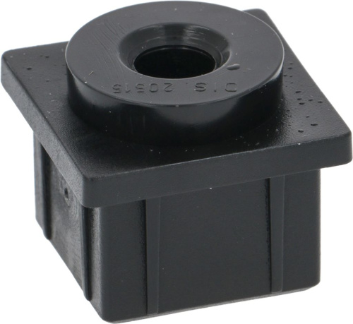 3053908. ОПОРА ДВЕРИ НИЖНЯЯ 22Х22 ММ ЧЕРНАЯ