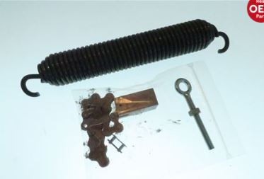 5977604. ЦЕПОЧКА ДВЕРНАЯ С НАТЯЖИТЕЛЕМ И ПРУЖИНОЙ