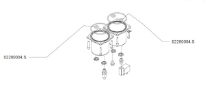 КОЛЬЦО УПЛОТНИТЕЛЬНОЕ СИЛИКОН D.17 NUOVA SIMONELLI 02280004.S