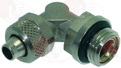 3349316. КОЛЕНЧАТЫЙ ФИТИНГ 1/4"M Ø 8/6 НИКЕЛЬ
