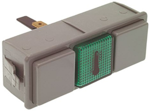 БЛОК ПЕРЕКЛЮЧАТЕЛЕЙ С ДВУМЯ СВОБОДНЫМИ ПЕРЕКЛЮЧАТЕЛЯМИ - СЕРЫЕ