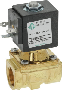 ЭЛЕКТРОМАГНИТНЫЙ КЛАПАН ODE Ø 1/2"FF 220В 8ВТ