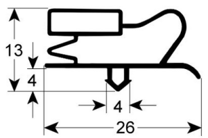УПЛОТНИТЕЛЬ ВСТАВНОЙ 475X280ММ 