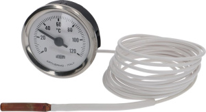 ТЕРМОМЕТР БЕЛЫЙ Ø 52 ММ 0-120°C